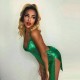 Spring-Autumn Cross-border Fashion Slim Fit Pure Color Design with Irregular Backless and High Neck Long Sleeve One-Piece Dress for Wholesale