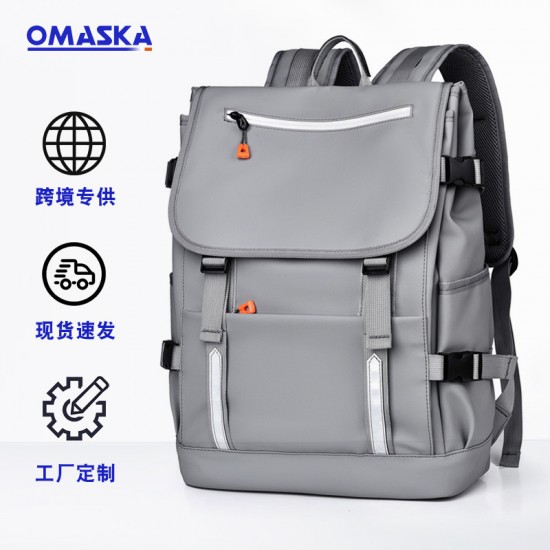 In-stock cross-border backpack with printed double-shoulder bag, business computer bag for men and women, universal backpack for commuting and traveling, casual travel bag for women and men