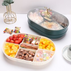 Diviser compotes maison salon noix boîte à bonbons créativité snack léger luxe compotes sèches net thé noir plusieurs compotes