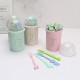 Fourche à fruits en plastique maison gâteaux snacks snacks petite fourchette cartouche de blé idées cadeaux mi-automne gâteau de lune
