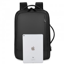 Cross-border sourcing double shoulder bag - men's business casual backpack, large capacity double shoulder bag, expandable business double shoulder bag for travel, for business
