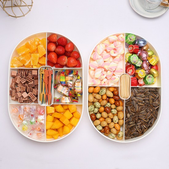 Diviser compotes maison salon noix boîte à bonbons créativité snack léger luxe compotes sèches net thé noir plusieurs compotes