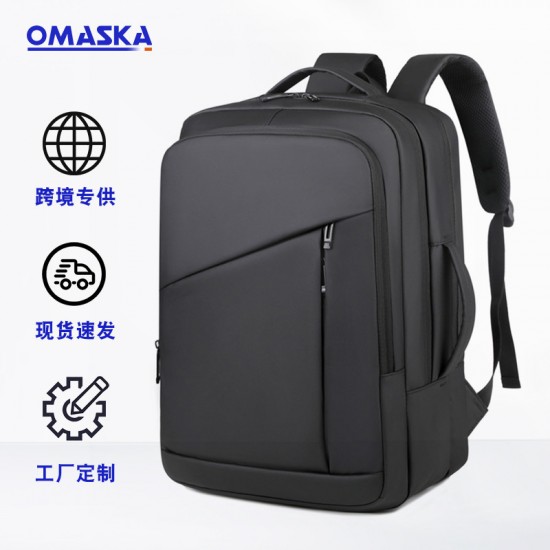 Computer double-shoulder bag, men's large capacity high-end commuting business travel double-shoulder bag, light and casual double-shoulder bag.