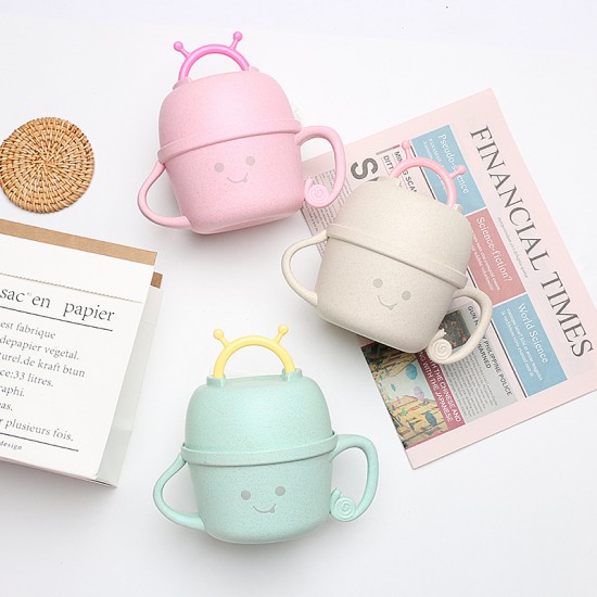 Créatif escargots enfants diviser plat ensemble cartoon bébé maison accessoires bols cuillère fourchette vaisselle cadeaux