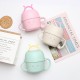 Créatif escargots enfants diviser plat ensemble cartoon bébé maison accessoires bols cuillère fourchette vaisselle cadeaux