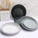 Amazone wheat paille assiettes ensemble plat repas maison plat plat plat plat plat plat de salade de pâtes plat de collation de fruits