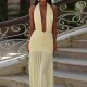 In Stock 2025 New Cross-border European Spring/Autumn Fashion Fashion-Esthetic Commuting Tight-Fit Long-Sleeve Dress for Women Wholesale