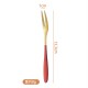 304 acier inoxydable fruit fork set créatif mignon européen fruit signé ins nordic wind net fourche rouge fourche dessert
