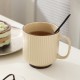 Carnation simple tasse de grande capacité tasse en céramique à la maison tasse d’eau tasse de café tasse d’avoine tasse de petit déjeuner