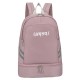 Large-capacity backpack for business and casual wear, simple design, suitable for USB computers. For commuting.
