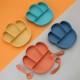 Support personnalisé creative cartoon cat claw disc tige de blé pour les enfants split splitter plate cuillère fourchette vaisselle cadeaux