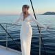 Wholesale of cross-border women's clothing for 2025, featuring a trendy and fashionable style, solid color, and figure-hugging design.
