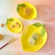 Cartoon mignonne citron vaisselle maison créatif céramique haut niveau de l’apparence assiette de fruits salade dessert vaisselle vaisselle assortiment