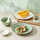 Cream wind céramique vaisselle set de soucoupes bols maison 2023 nouveau petit frais vaisselle haute apparence horizontal vaisselle paupiers plats plats plats