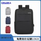 Large Capacity Double Shoulder Backpack Fashionable Multi-functional USB Laptop Bag Commuting