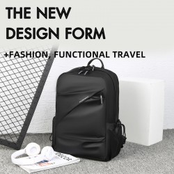 Cross-border double shoulder bag - large capacity casual travel bag, backpack for men, high-end business computer bag for commuting