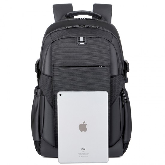 Omaska New Dual-Shoulder Bag Business Laptop Backpack Women Large Capacity Expanded Dual-Shoulder Bag Leisure Travel Bag Backpack