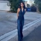 Cross-border European and American 2025 Cross-border European and American Fashion Shoulder-Side High-Elegance Sexy Pleated Shaping Short Women's Top for Wholesale