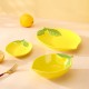Cartoon mignonne citron vaisselle maison créatif céramique haut niveau de l’apparence assiette de fruits salade dessert vaisselle vaisselle assortiment