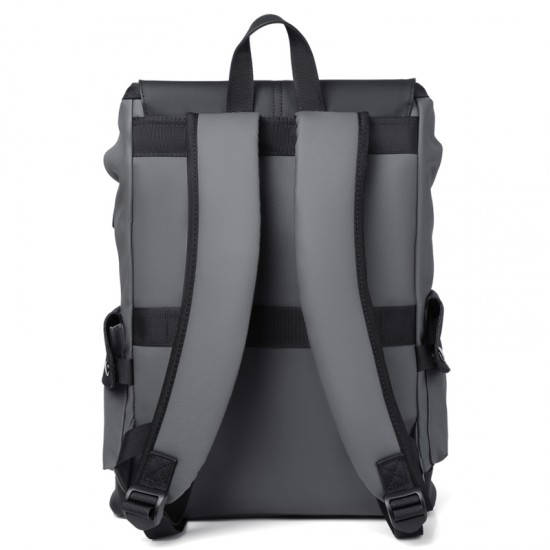 Hard-shell business double-shoulder bag for men, casual waterproof backpack, men's nightlight multi-functional computer bag, gift bag