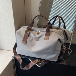 Short-distance travel bag for men and women, hand-held sports bag, fitness bag, with shoe compartment, travel and maternity storage bag, lightweight luggage bag