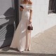 European and American style 2023 summer new pure color backless figure-hugging sexy one-piece dress, trendy basic style, women's spot-on
