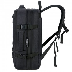 Cross-border double shoulder bag - backpack for men, multi-functional expandable double shoulder bag, business computer bag for commuting, for business