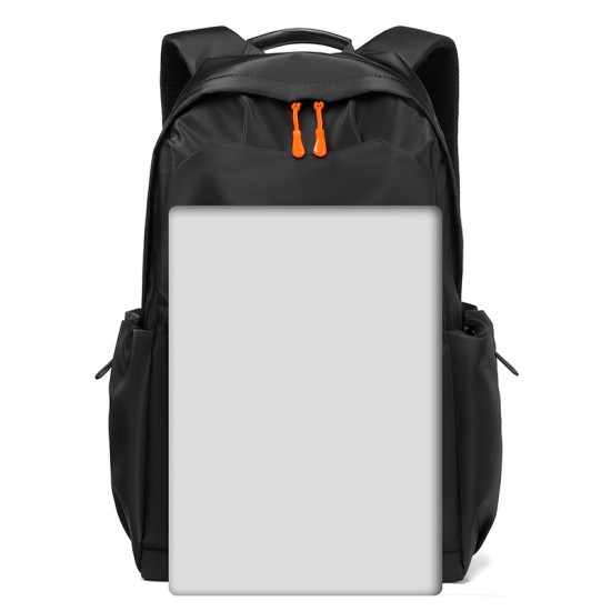 New Backpack Large Capacity Trend Double Shoulder Bag Men's Junior High School High School College Student Backpack Leisure Travel Double Shoulder Bag