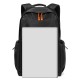 New Backpack Large Capacity Trend Double Shoulder Bag Men's Junior High School High School College Student Backpack Leisure Travel Double Shoulder Bag