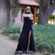 Cross-border Women's Clothing Fashion 2025 Autumn Women's Clothing Stylish Casual Multi-Style Mesh Slim Fit Women's Dress with Fish Tail Skirt for Wholesale