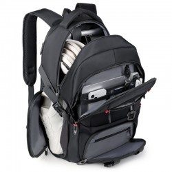 Cross-border wholesale backpacks for men, fashionable double-shoulder bags, large capacity business computer bags, double-shoulder men's business bags.
