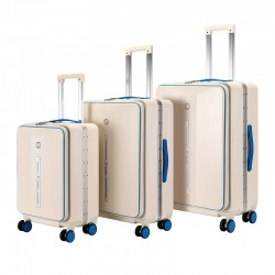 OmaskaPC hard-shell suitcase for cross-border customization, 20, 24, 28-inch PC travel suitcase with silent swivel wheels, luggage box