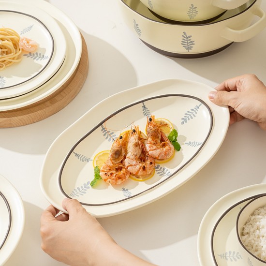 Bols en céramique japonaise vaisselle vaisselle wholesale assiette sous glaze couleur maison bol de riz vaisselle vaisselle ensemble assiette de repas assiette de poisson