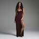 Factory Direct 2025 New Foreign Trade Summer In Stock Cross-border Fashion Base Top with Tight Sleeve for Women
