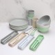Amazone wheat paille set de vaisselle plat à manger maison bol de riz tasse d’eau outdoor camping vaisselle portable cadeau