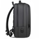 Computer double-shoulder bag, men's large capacity high-end commuting business travel double-shoulder bag, light and casual double-shoulder bag.