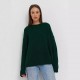 European and American American street retro black star fashionable print top hipster trendy color clash bagged fall base long-sleeved