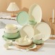 Vaisselle en céramique ensemble de vaisselle maison 2023 nouveau cream wind simple bol plat vaisselle haute apparence plat horizontal vaisselle combinaison