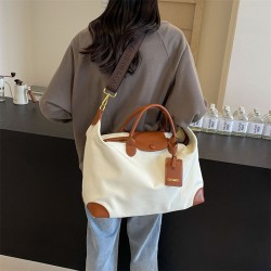 Newly designed men's double-shoulder bag, large-capacity backpack with multiple functions, high-level appearance, casual double-shoulder bag for women