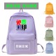 New-style backpack for men with large capacity, lightweight business computer bag, simple double-shoulder backpack for commuting