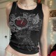 European and American style cross-border 2025 summer new style fashionable and multi-purpose elegant V-neck backless pure color figure-hugging tank top wholesale