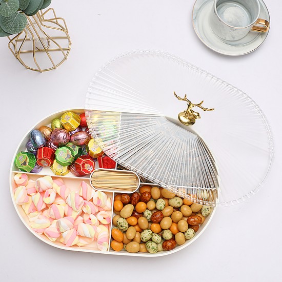 Diviser compotes maison salon noix boîte à bonbons créativité snack léger luxe compotes sèches net thé noir plusieurs compotes