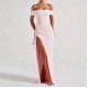 European and American 2025 summer cross-border elegant fashionable halter floral print fitted summer dress for women wholesale