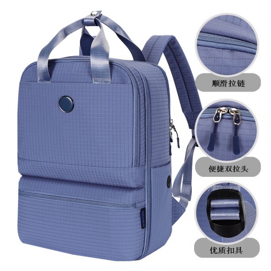 Expansion double shoulder backpacks for men - high capacity computer bags, simple double shoulder backpacks with high grade, custom-made backpacks.
