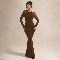 Ready-to-Sell Cross-border European and American Best-selling Absorbing Core Sexy U-neck Backless Spice Tight Elastic One-piece Gym Dance Clothing