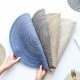 Yasawa style japonais main ramie fil rond tapis de table tapis isolant anti-chaud tapis antidérapant bol plat tapis casserole
