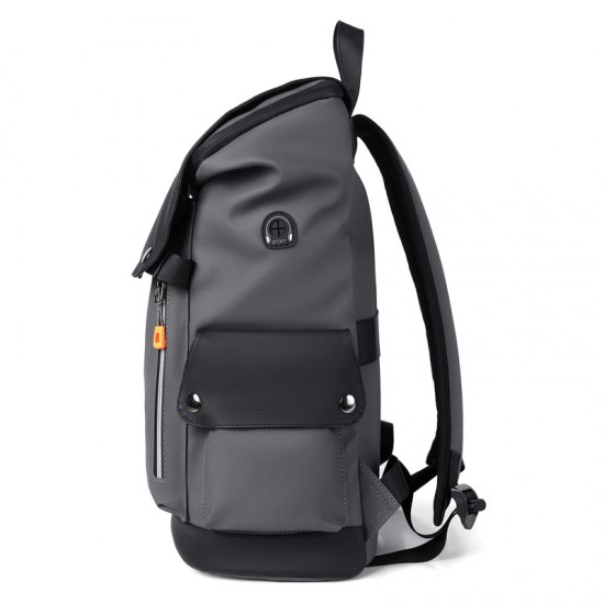 Hard-shell business double-shoulder bag for men, casual waterproof backpack, men's nightlight multi-functional computer bag, gift bag