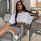 2025 Cross-border European and American New Shaping Sexy Slim Fashionable High-Elegance Shoulderless Sleeveless Women's Top for Wholesale