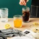 Verre japonais embossée à bord d’or verre à eau verre à whisky océan tasse de thé coupe à marteau coupe à bière coupe de fille