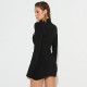 2025 Cross-border Women's Clothing Fashion Sexy Pure Color High Cut Slim Fit Backless Long Dress for Wholesale